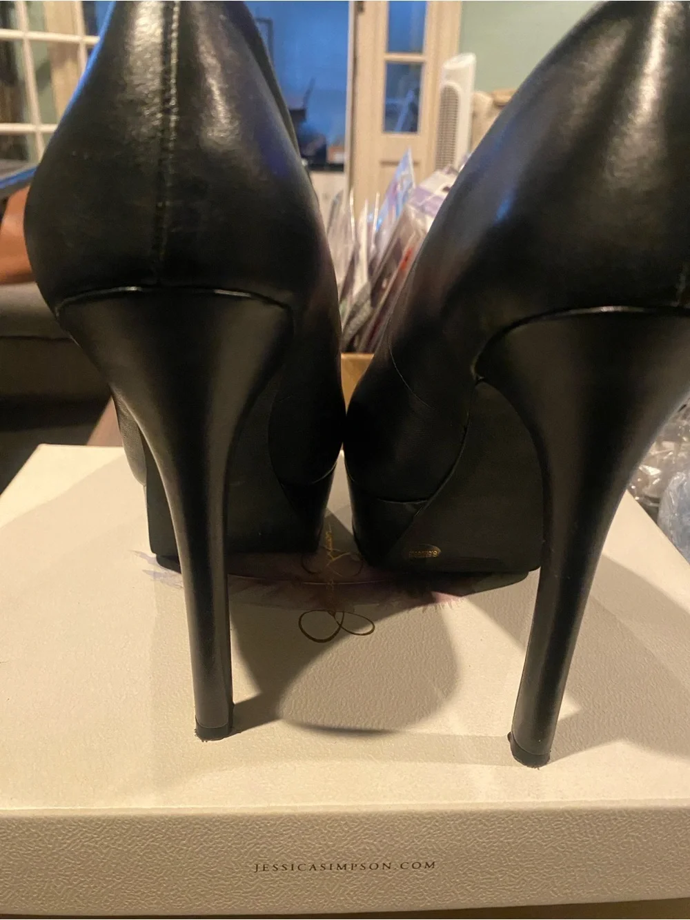 Jessica Simpson Classic Black Platform High Heel Pumps